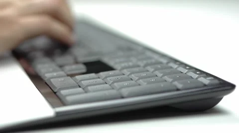 Typing on keyboard numpad 2 Stock Footage 52364107