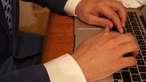 Typing on keyworld Video stock 82818754