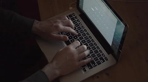 Typing on laptop. 4K UHD Stock Footage 48880245