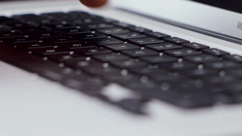Typing laptop close up Stock Footage 151038514