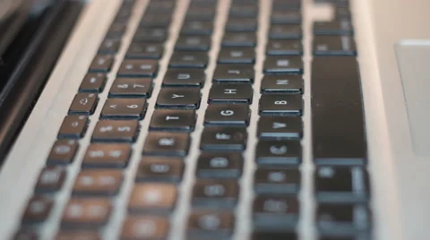 Typing on a Laptop Computer Video stock 43904439
