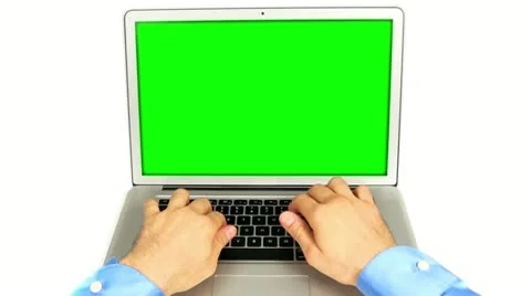 Typing on Laptop Vídeo Stock 12719970