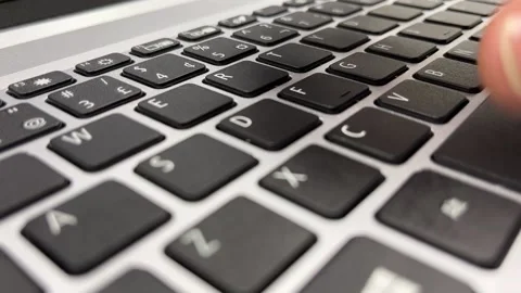 Typing on Laptop Stock Footage 188978258