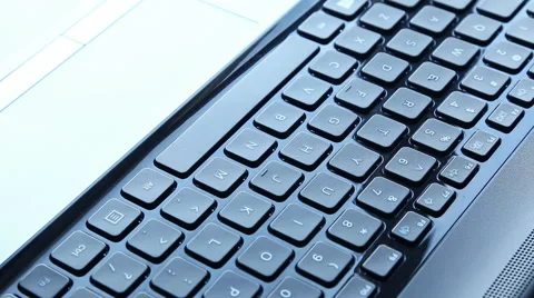 Typing on laptop keyboard Stock Footage 46974822