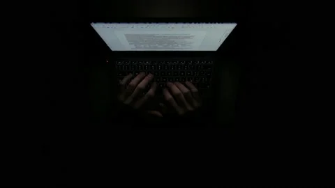Typing on a laptop keyboard, timelapse Stock Footage 170727950