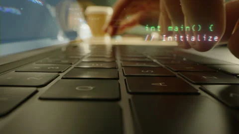 Typing on Laptop with Online Service Visualization Vidéo 319831898