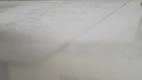 Typing on a laptop. They work in the office. Work in the office. Stock Footage 130225853