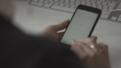 Typing on a laptop. They work in the office. Work in the office. Stock Footage 130226184