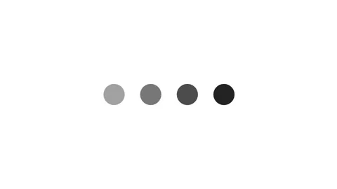 Typing loading dots animation with slow pulsing motion in seamless loop per.. Stock Footage 309018062