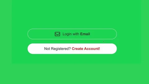Typing login username and password on screen in user interface animation 4K Video stock 335615076