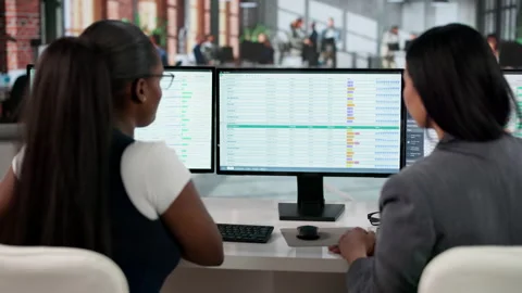 Typing Medical Billing Codes On Computer Stock Footage 333400927