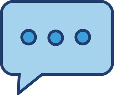 Typing Message, Chat Pending, Discussion Bubble Stock Illustration