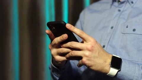 Typing message on smartphone Stock Footage 147752580