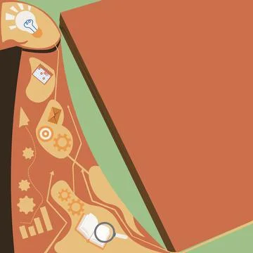 Typing New Book Chapter, Registering Fresh Important Informations, Global Stock Illustration