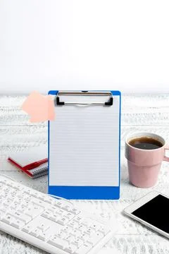 Typing New Ideas Writing Important Notes Voice Video Calls Communication Foto stock