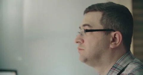 Typing on a Notebook Keyboard Video stock 66740330