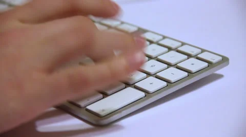Typing On Numeric Keypad Vidéo 34735627