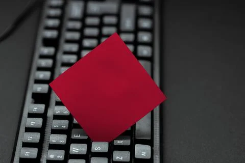 Typing Old Notes Computer, Abstract Creating Emotional Novel, Browsing Internet Foto stock