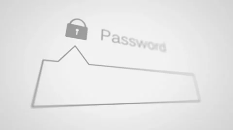 Typing password on computer. Shallow Depth of Field. Stock Footage 39838675