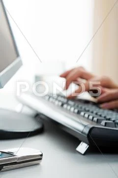 Typing Stock Photos