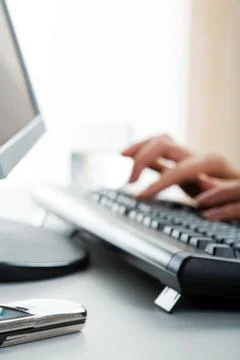 Typing Stock Photos