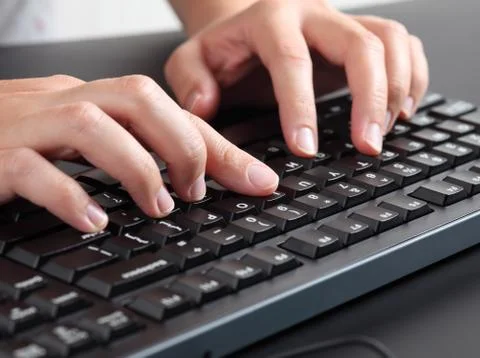 Typing Stock Photos