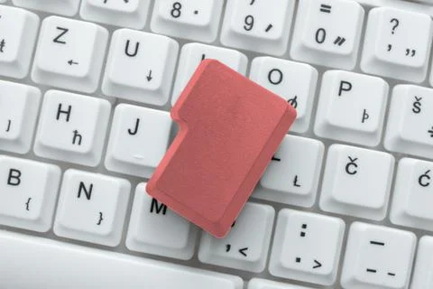 Typing Program Code Script, Abstract Downloading New Online Journal, Global Foto stock