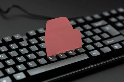 Typing Program Schedule, Retyping Debugging Program String Codes, Global Foto stock