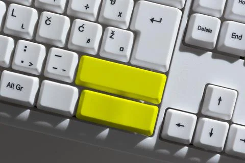 Typing Program Schedule, Retyping Debugging Program String Codes, Global Foto stock