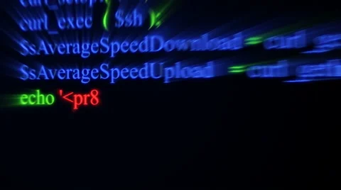 Typing programming code. animation 4k UHD (3840x2160) Stock Footage 61242646