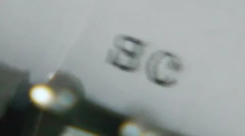 Typing "screenwriter" on an old typewriter 스톡 동영상 41062172