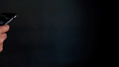 Typing on smartphone side angle close up Stock Footage 127968783