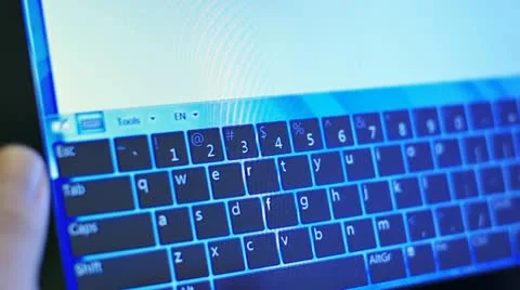 Typing social network Stock Footage 9270670