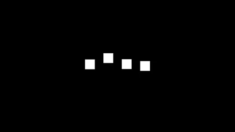 Typing square shape loading animation and buffering Stock Footage 341628868