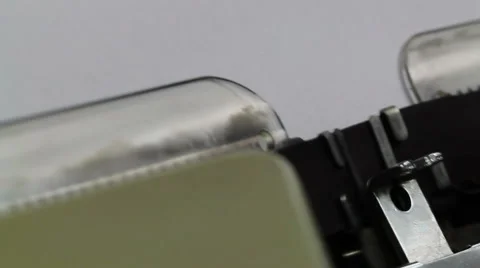 Typing Suicide Note on Typewriter Stock Footage 61894967