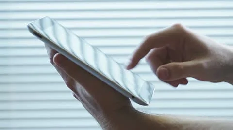 Typing on tablet computer Stock Footage 11809013