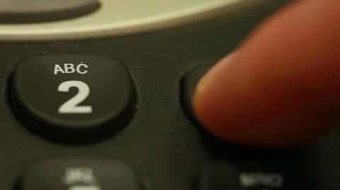 Typing the telephone numbers (sequence) Video stock 10564068