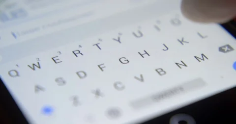 Typing text message on cell phone Stock-Footage 118694684