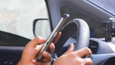 Typing a text message on a smartphone Stock Footage 341269027