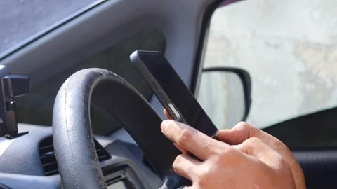Typing a text message on a smartphone Stock Footage 341269087
