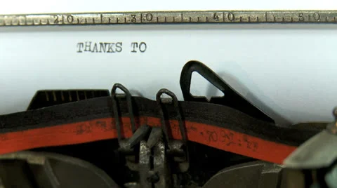Typing a text on an old typewriter: Thanks to Stock Footage 23666244