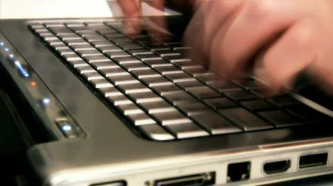 Typing Time lapse Concept 3 Stock Footage 582735