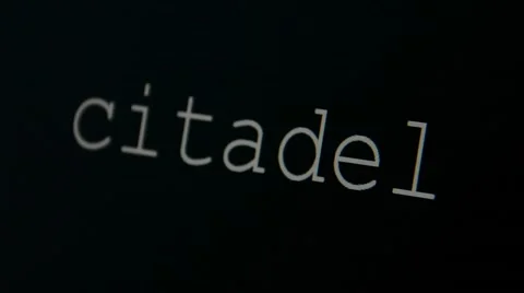 Typing word ciatdel Stock Footage 45712084