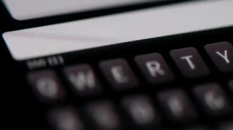 Typing the word connection on smartphone Stock Footage 35331613