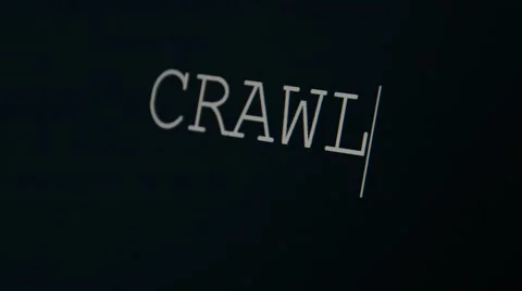 Typing word crawl Stock Footage 45855308