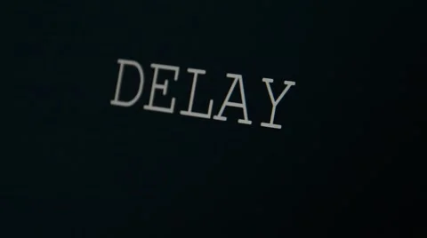 Typing word delay Stock Footage 45855622