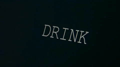 Typing word drink Stock Footage 45875562