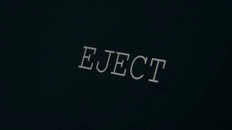 Typing word eject Stock Footage 45875804
