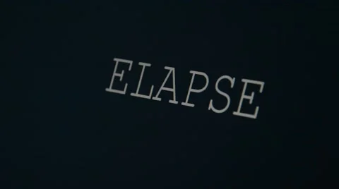 Typing word elapse Stock Footage 45901088
