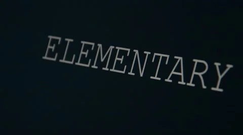 Typing word elementary Stock Footage 45901103